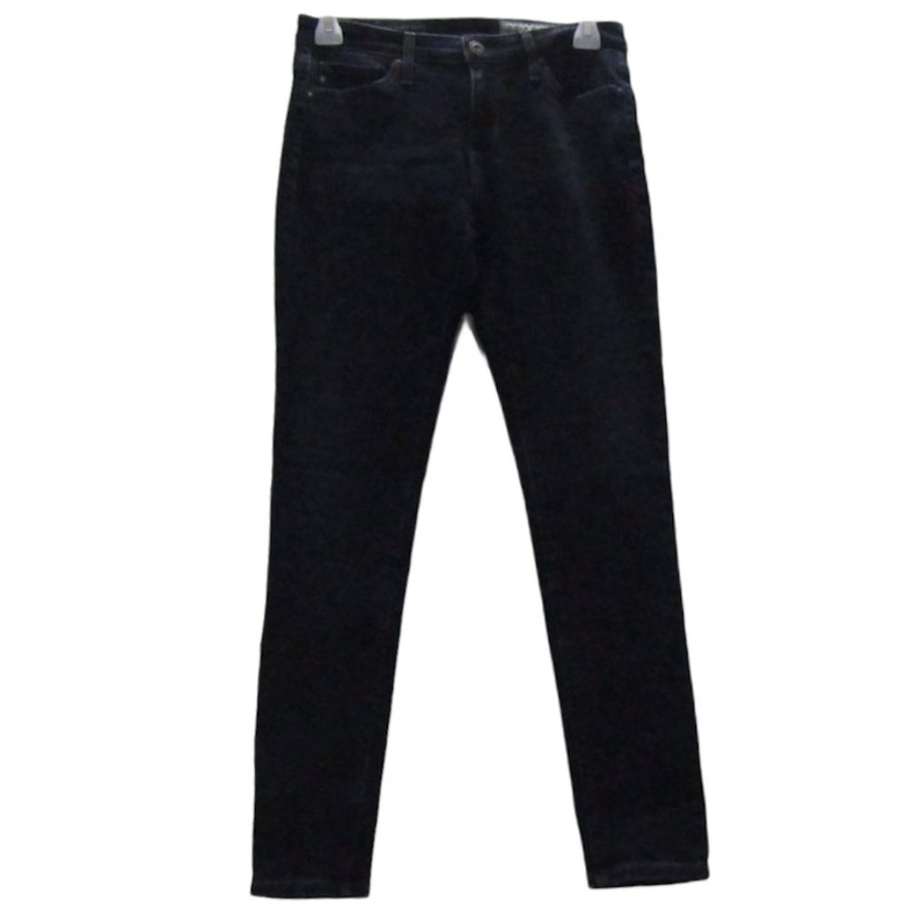 Anthropologie AG The Abbey 25 R womens jeans Mid-Rise Skinny Ankle blue dk wash